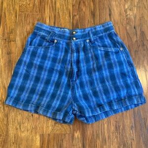 J.J Fargo Blue Stripped High Rise Shorts, Women’s 11/12